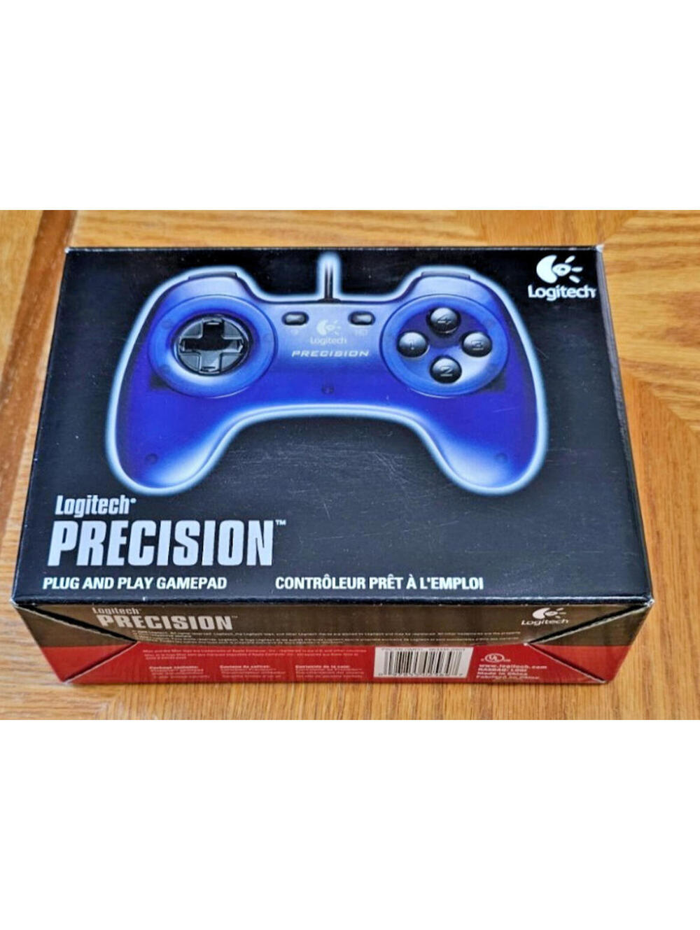 New Logitech Precision USB PC Video Game Controller Gamepad, Gaming 2000  -MIB